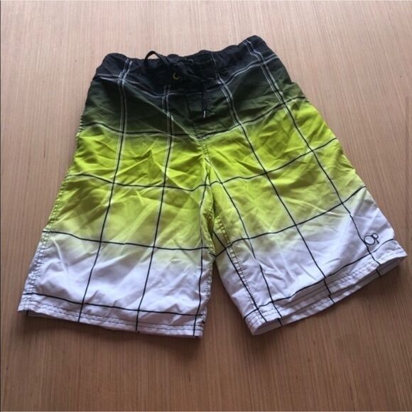 Men’s OP Neon Yellow Swimsuit Board Shorts - Picture 2 of 7